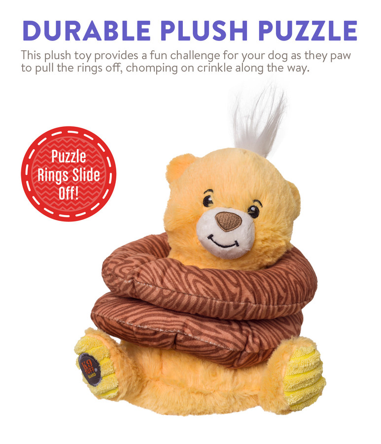 Ringamals Plush Dog Toy Puzzle