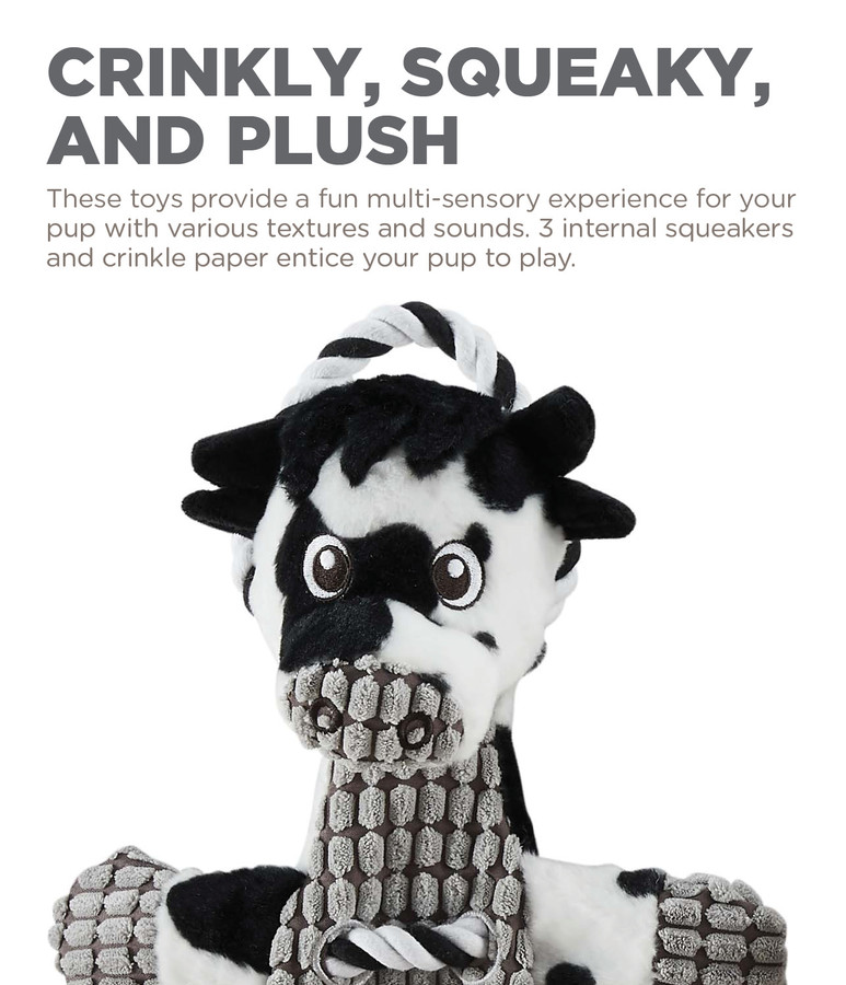 Ropes-A-Go-Go Interactive Plush Dog Tug Toy