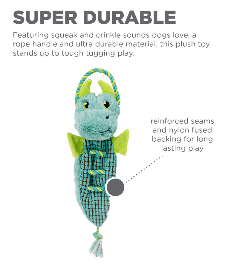 Ropiez Dragon Rope Dog Toy Multi Large