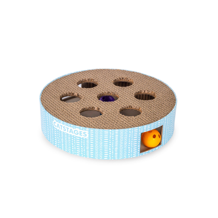 Scratch N' Hunt Puzzle Cat Toy Blue