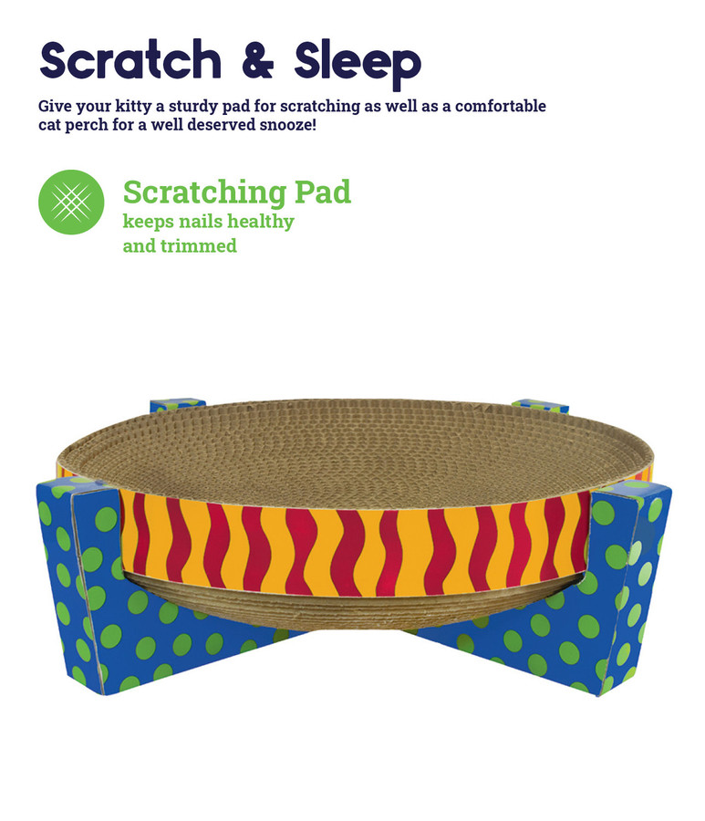 Scratch Snuggle & Rest Cat Scratcher