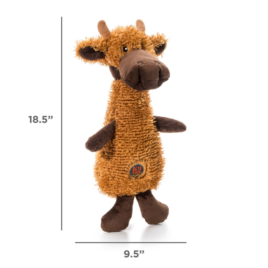 Scruffles Plush Dog Toy Moose