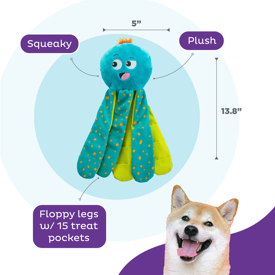 Silly Legz Interactive Plush Dog Puzzle Blue