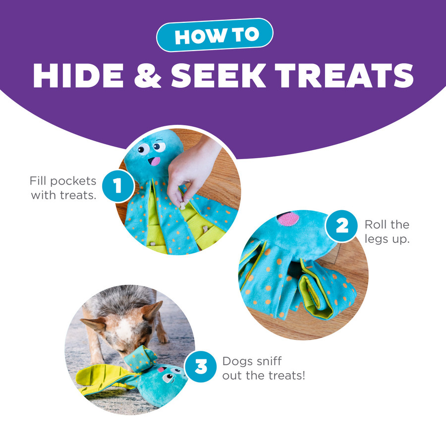 Silly Legz Interactive Plush Dog Puzzle Blue