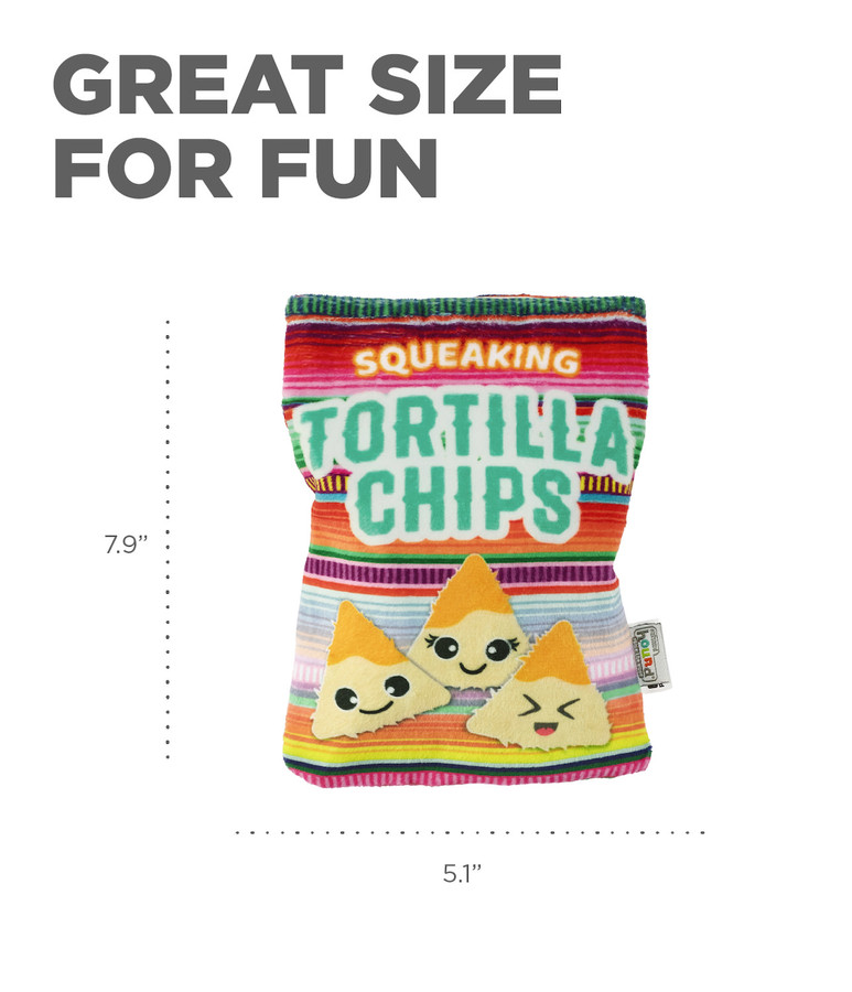 Snack Bag Tortilla Chips Puzzle Dog Toy Multi