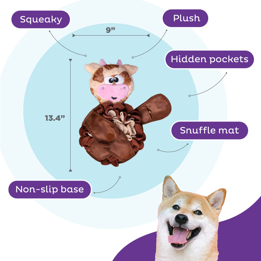 Snuffle Palz Interactive Plush Dog Puzzle And Snuffle Mat For Dogs