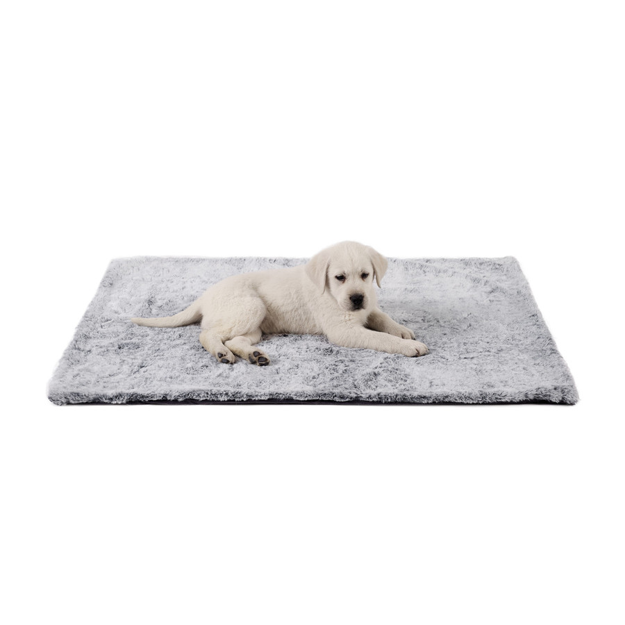 SnuggleSoft Faux Fur Pet Blanket Grey 30X40