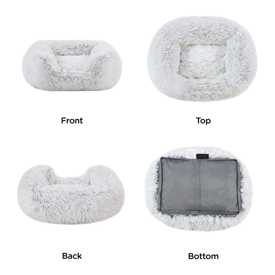 Soothe & Snooze Lounge Shag Dog Bed
