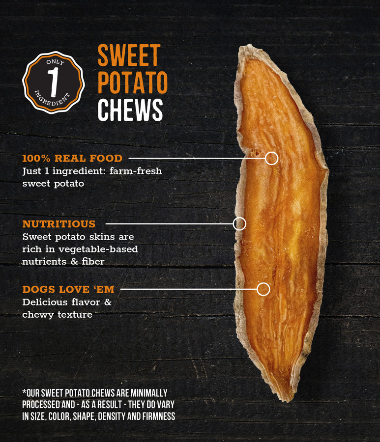 Sweet Potato Chews Dog Treats