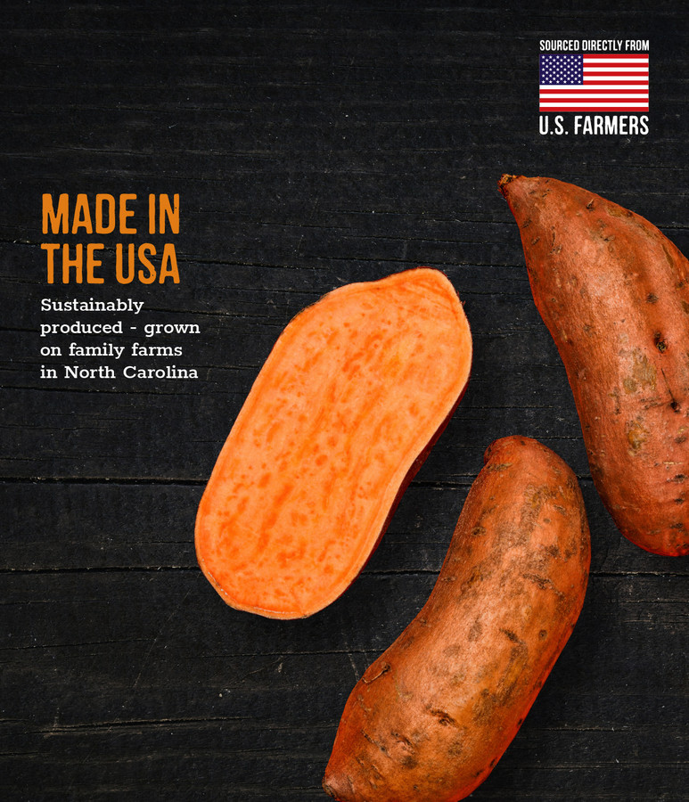 Sweet Potato Fries Dog Treats Orange 32 Oz