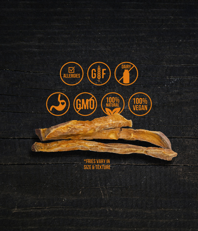 Sweet Potato Fries Dog Treats Orange 32 Oz