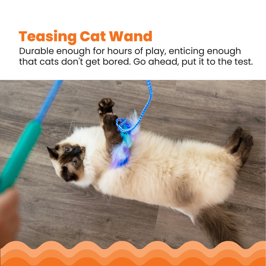 Tail Teaser Air Prey Interactive Cat Wand