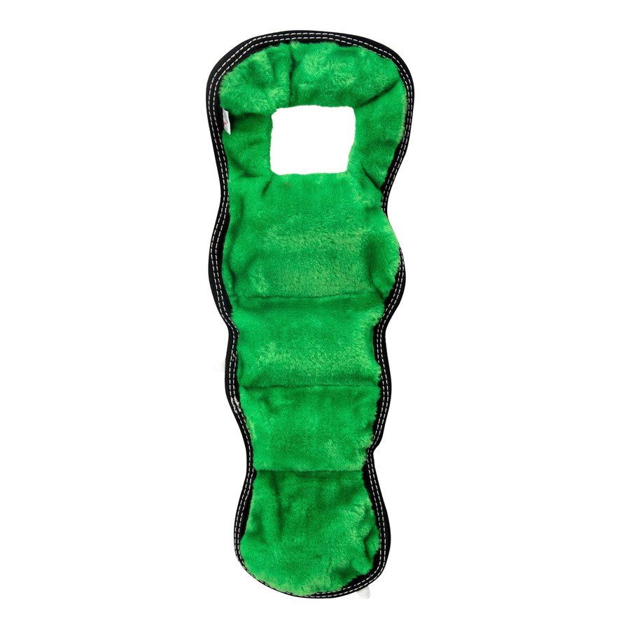 Tough Seamz Gator Plush Dog Toy Green XL