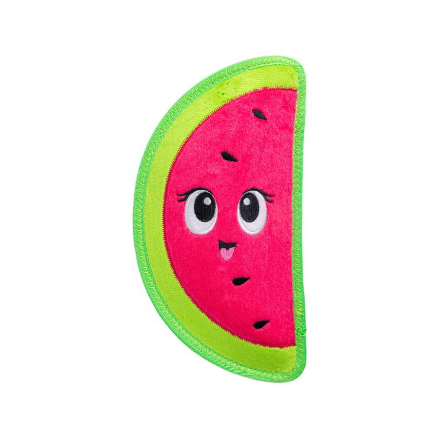 Tough Skinz Durable Dog Toy with Two Tough Layers Watermelon Red Medium Red