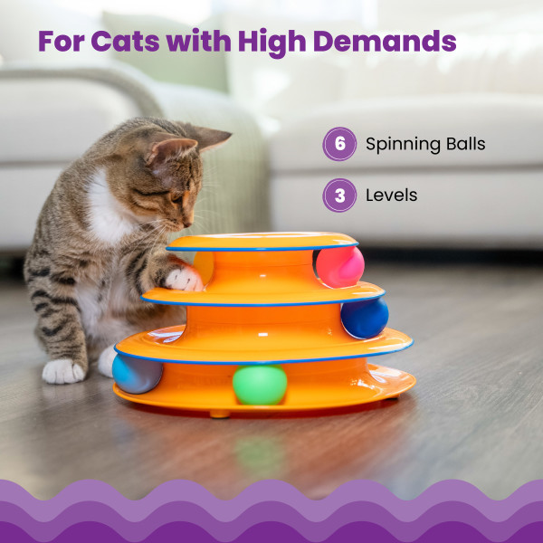 Tower Of Tracks Cat Toy Multi