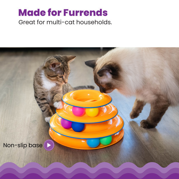 Tower Of Tracks Cat Toy Multi