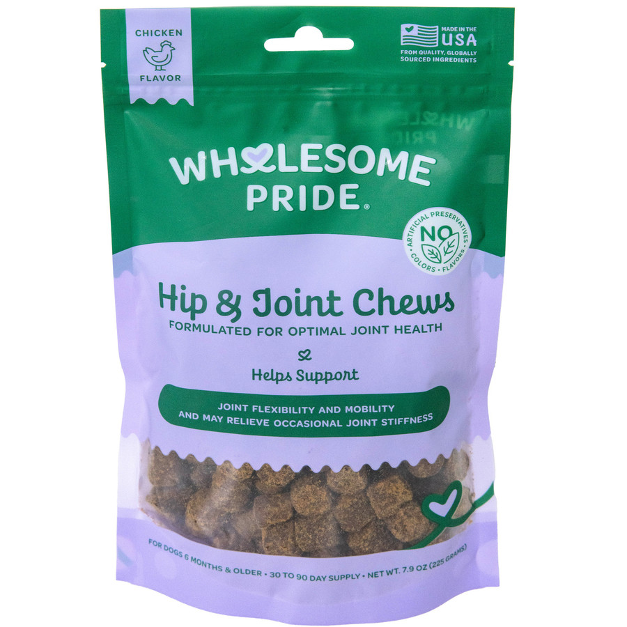 Wholesome Pride Hip and Joint Chews 7.9 oz