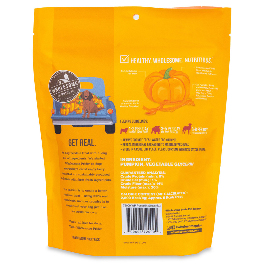 Wholesome Pride Pumpkin Slices 5oz