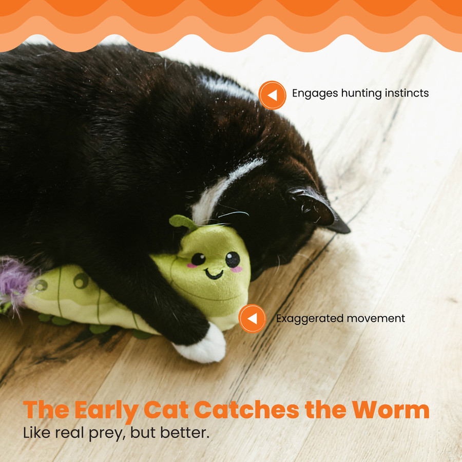 Wiggle Worm Flopping Toy