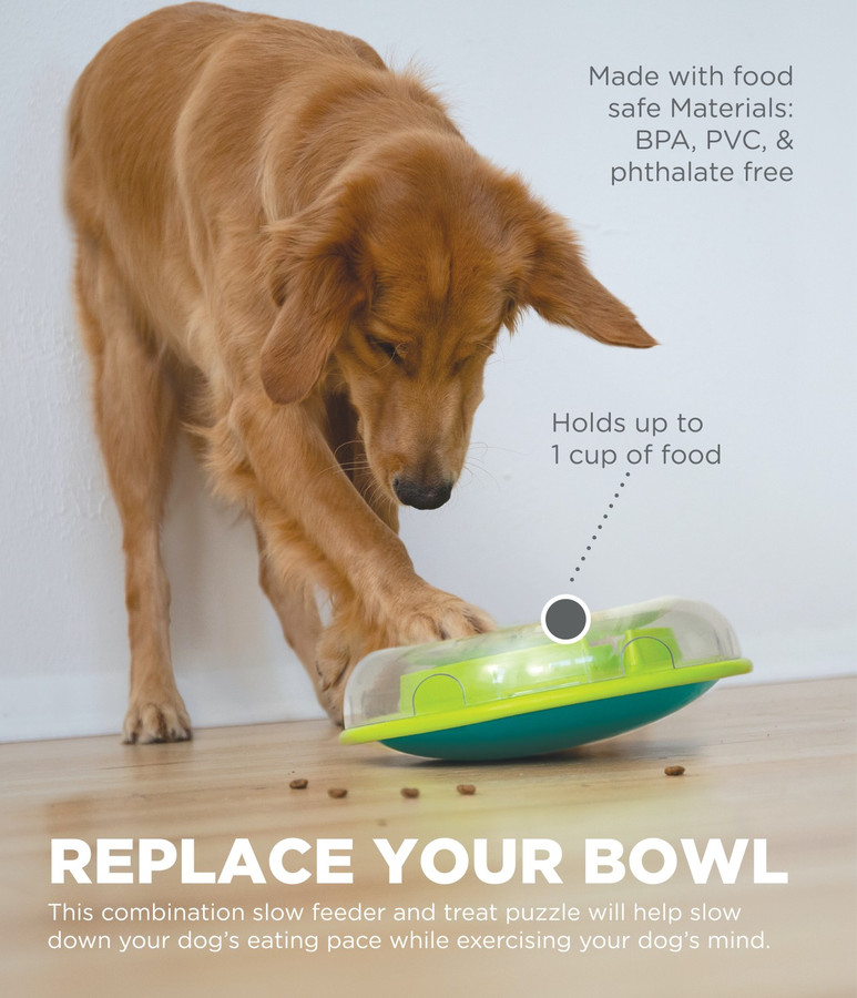 Wobble Bowl Interactive Treat Puzzle Dog Toy Multi